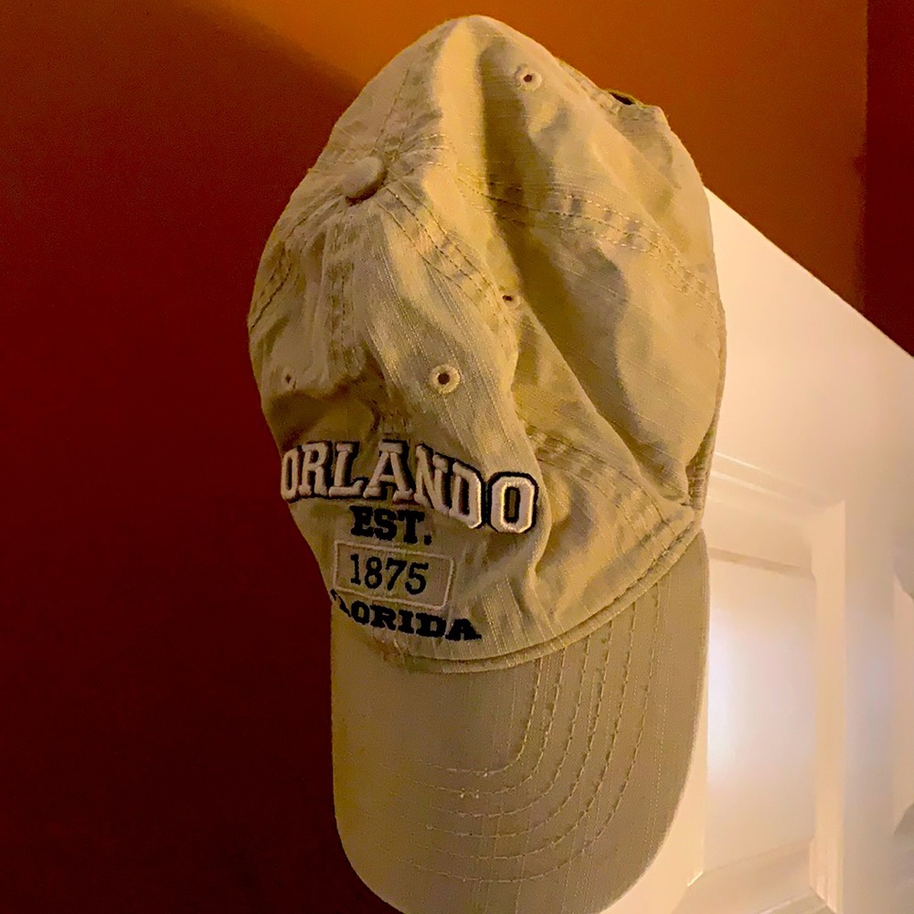 Khaki Orlando Cap with an Adjustable Strap